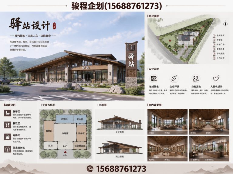 济南驿站设计展示图